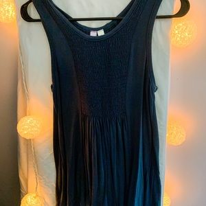Blue / grey tank top with super cute BACK!!